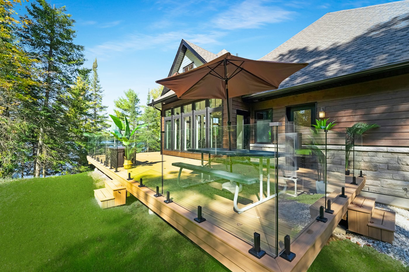 Glass-Railing Deck – Outdoor, King City